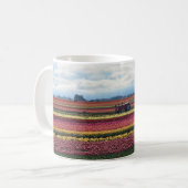 木靴チューリップファーム，ウッドバーン，オレゴン コーヒーマグカップ (正面左)