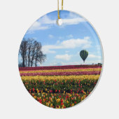 木靴チューリップファーム，ウッドバーン，オレゴン セラミックオーナメント (左)