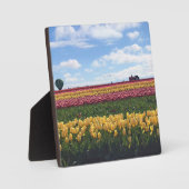 木靴チューリップファーム，ウッドバーン，オレゴン フォトプラーク (正面)