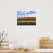 木靴チューリップファーム，ウッドバーン，オレゴン ポスター (キッチン)