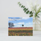 木靴チューリップファーム，ウッドバーン，オレゴン ポストカード (スタンド正面)