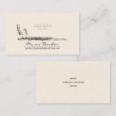 木風ミュージシャン/音楽先生名刺 名刺 (正面/裏面)