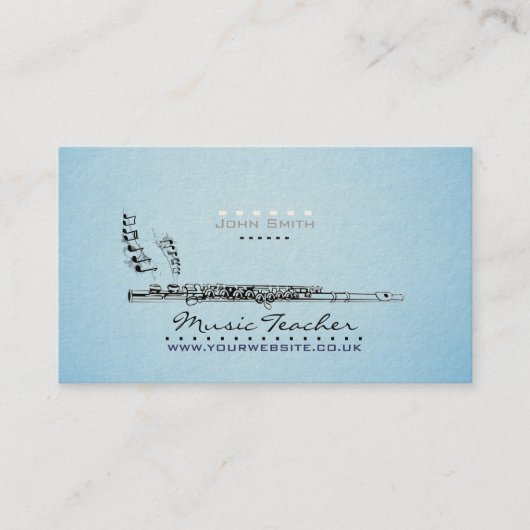 木風ミュージシャン/音楽先生名刺v2 名刺 (正面)