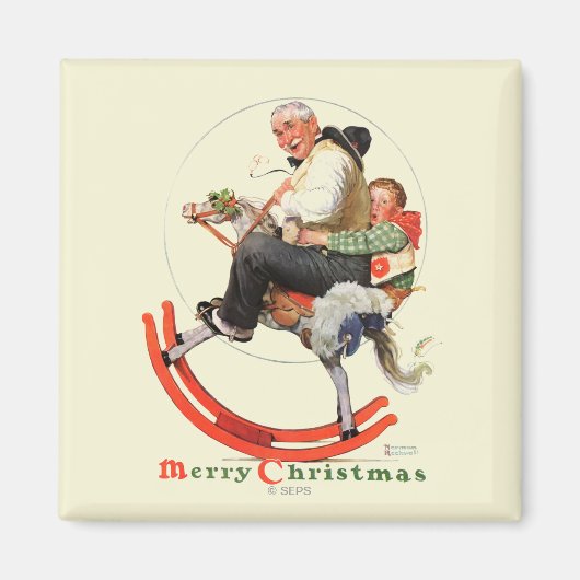 木馬のグランプ マグネット (正面)