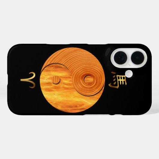 木馬の年と牡羊火の看板ケース Case-Mate iPhoneケース (裏面 (横))