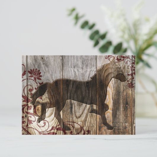 木馬の年 招待状 (スタンド正面)