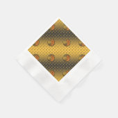 木馬の年 縁ありカクテルナプキン (角)