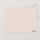 木馬彫刻はがき ポストカード (裏面)