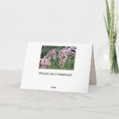 木馬彫刻グリーティングカード シーズンカード (裏面)