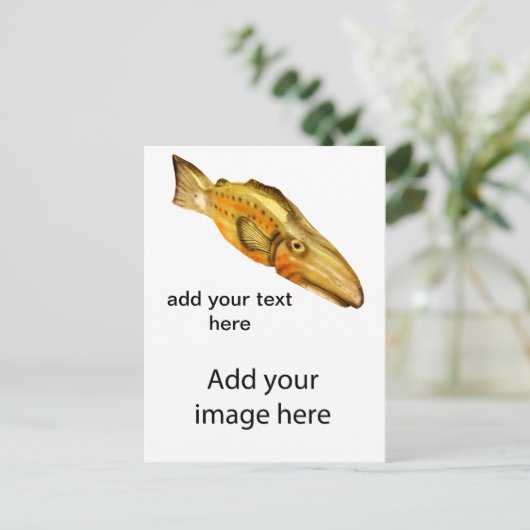 木魚 ポストカード (スタンド正面)