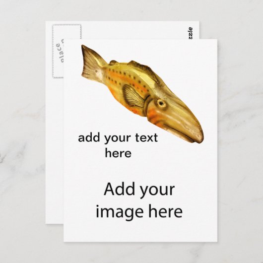 木魚 ポストカード (正面/裏面)