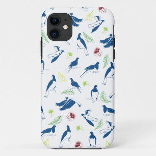 木鳩ケレルN.Z.の鳥パターン iPhone 11 ケース