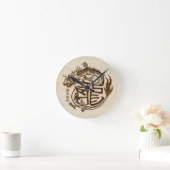 木龍中国の2024年の新年 ラウンド壁時計 (ホーム)