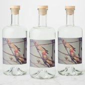 木1のガラの鳥 リキュールボトルラベル (ボトル)