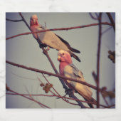 木1のガラの鳥 リキュールボトルラベル (シングルラベル)