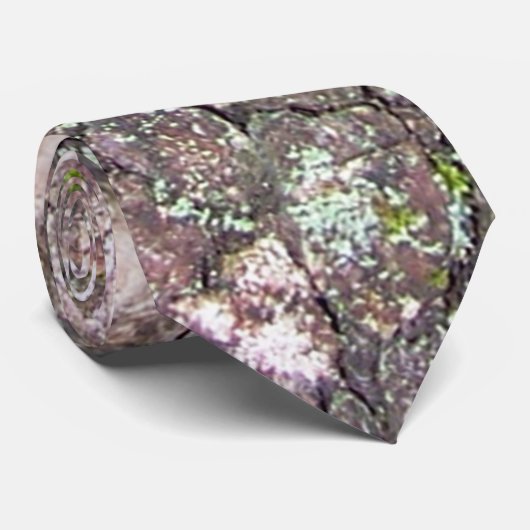 木2 – 樹皮のコケ ネクタイ (ロール)