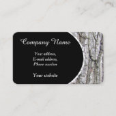 木5 – オークの木の樹皮 名刺 (正面)