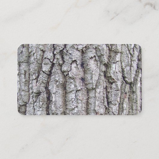 木5 – オークの木の樹皮 名刺 (裏面)