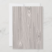 木(きみ)の赤ちゃんがかわいい森(や)の動物にシャワーを浴びる 招待状 (裏面)