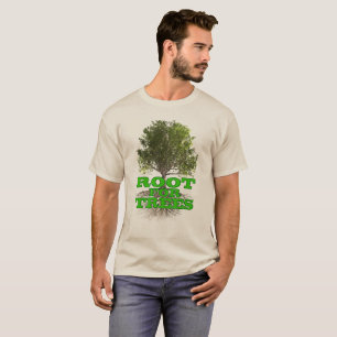 "木"の軽いワイシャツ応援して下さい Tシャツ