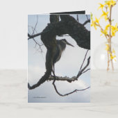 木 カード (黄色い花)