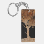 木 キーホルダー (正面左)
