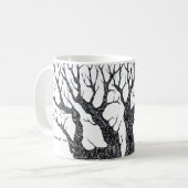 木 コーヒーマグカップ (正面左)