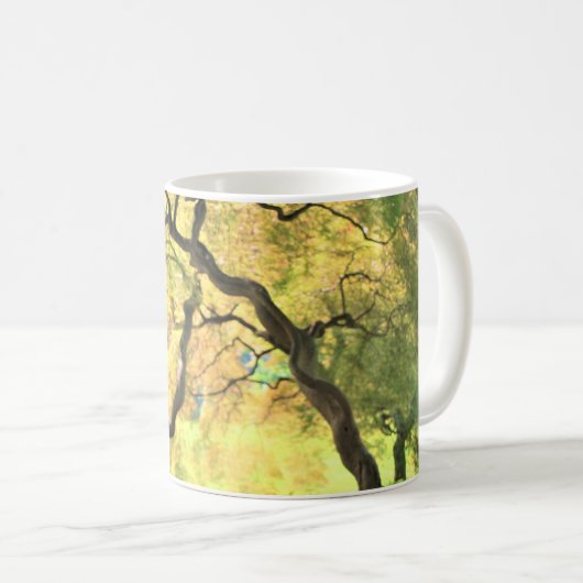 木 コーヒーマグカップ (正面右)