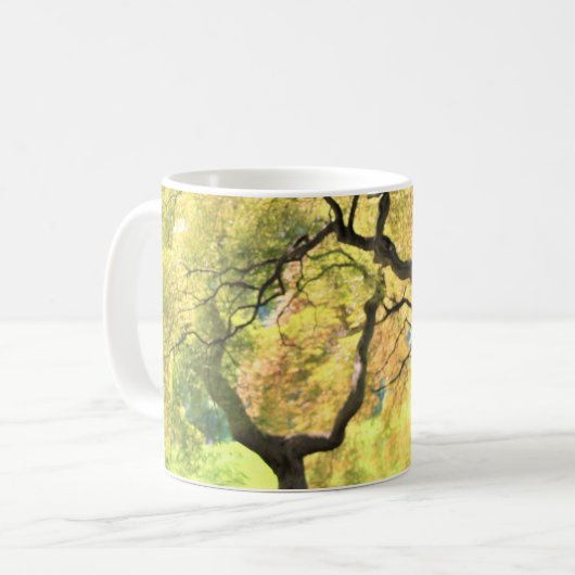 木 コーヒーマグカップ (正面左)