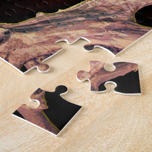 木 ジグソーパズル (側面)