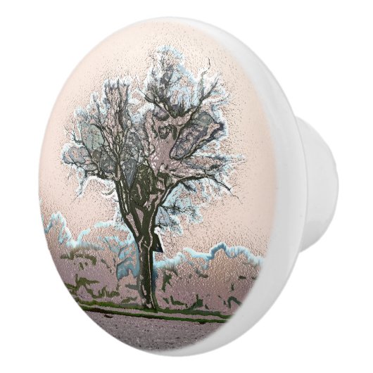 木 セラミックノブ (右)