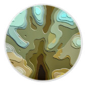 木 セラミックノブ (正面)