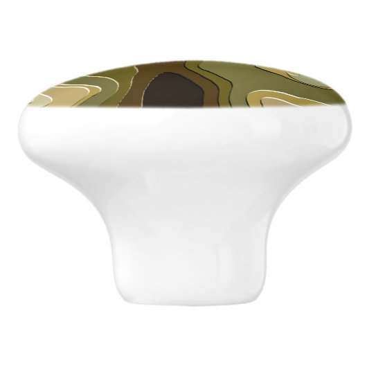 木 セラミックノブ (側面)