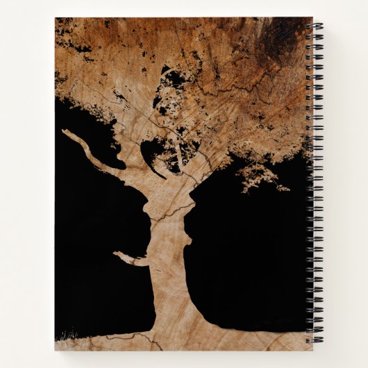 木 ノートブック (裏面)