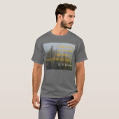 木、ヘンリー・デイヴィッド・ソローの引用文より高い Tシャツ (正面フル)