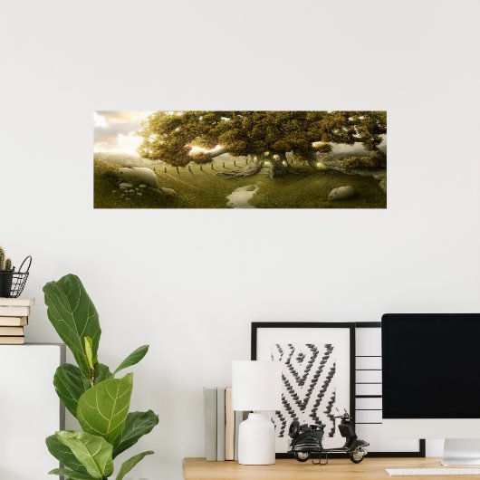 木... ポスター (ホームオフィス)