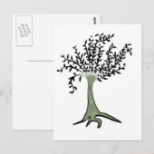 木 ポストカード (正面/裏面)