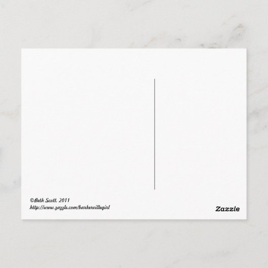 木 ポストカード (裏面)