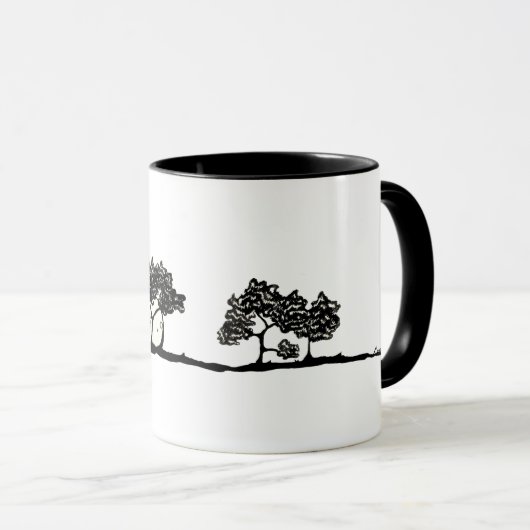 木 マグカップ (正面右)