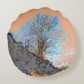 木 ラウンドクッション (裏面)