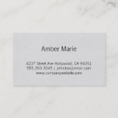 木（円） //斑点のあるテクスチャ(プリント) 名刺 (裏面)