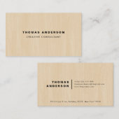 木 名刺 (正面/裏面)