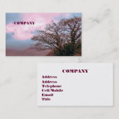 木 名刺 (正面/裏面)