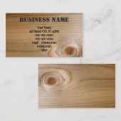 木 名刺 (正面/裏面)