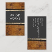 木 名刺 (正面/裏面)