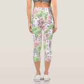 木、家、春都市景観 カプリレギンス (裏面)