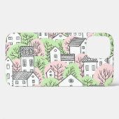 木、家、春都市景観 Case-Mate iPhoneケース (裏面 (横))