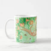 木-木の男の子のマグの男の子 コーヒーマグカップ (左)