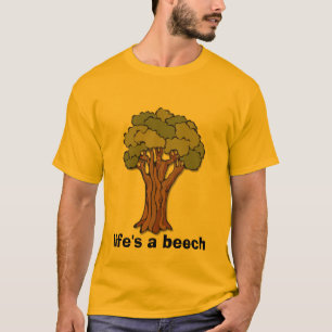 木、生命はブナです Tシャツ