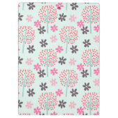 木、花、パンダのクマ クリップボード (裏面)